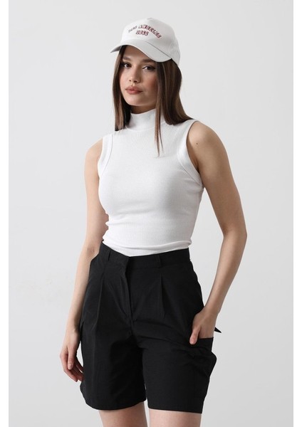 Mottisfashion Cargo Cepli Şort - Siyah fırsatları