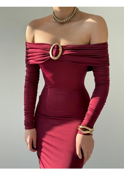 Mottisfashion Maca Straplez Elbise indirimleri