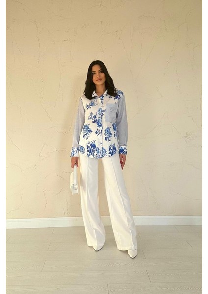 Mottisfashion Mavi Garnili Gömlek fiyatları