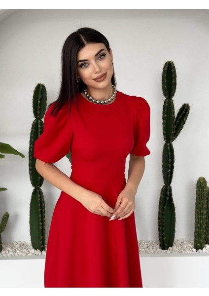 Mottisfashion Catania Balon Kol Elbise modelleri