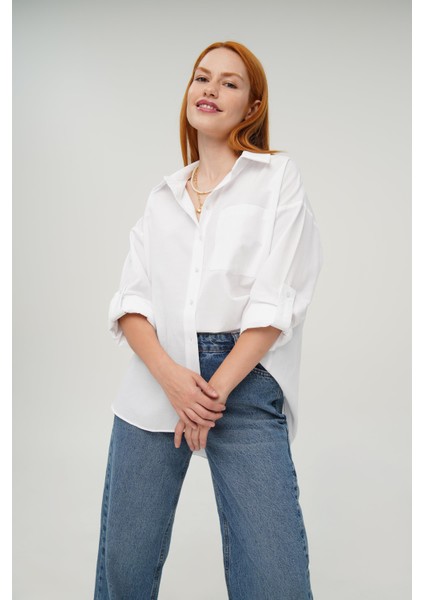 Mottisfashion Tek Cepli Ekru Gömlek fırsatları
