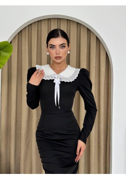Mottisfashion Coventry Yakalı Elbise indirimleri