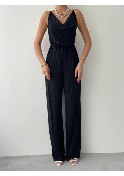 Mottisfashion Darcy Sırt Dekolteli Tulum