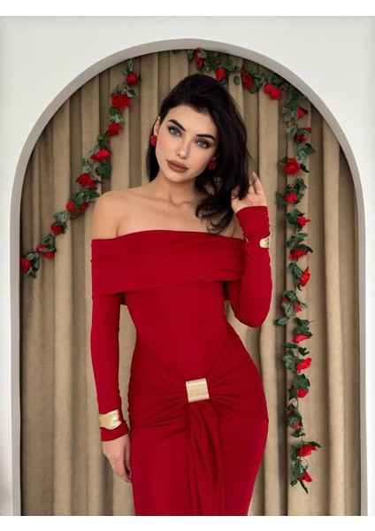 Mottisfashion Seta Straplez Elbise