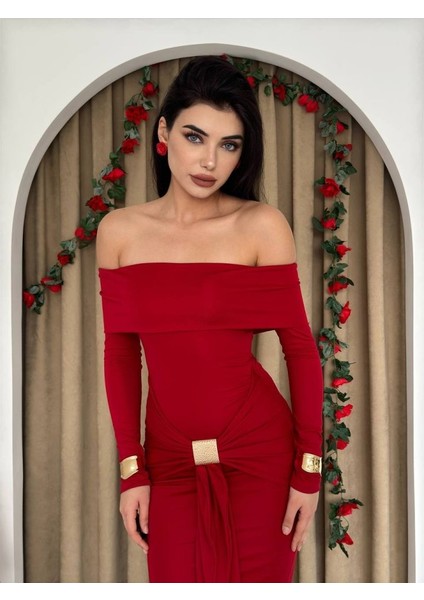 Mottisfashion Seta Straplez Elbise