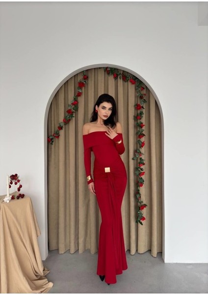 Mottisfashion Seta Straplez Elbise