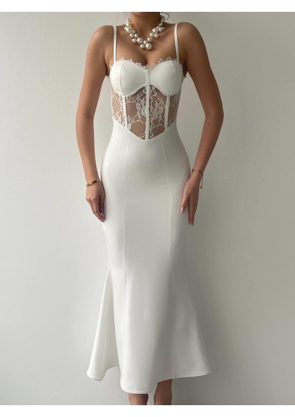 Mottisfashion Begonia Ip Askılı Elbise