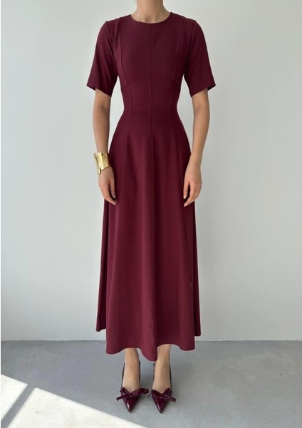 Mottisfashion Wera Pliseli Midi Elbise fiyatları