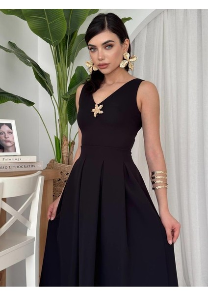 Mottisfashion Late Yıldız Detaylı Elbise indirimleri
