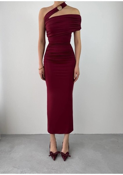Mottisfashion Reta Çapraz Omuz Elbise fiyatları