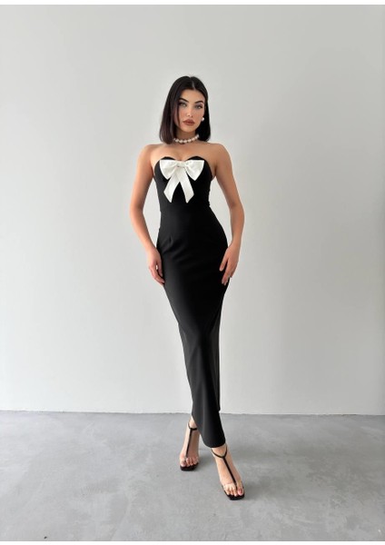 Mottisfashion Harvoy Straplez Elbise