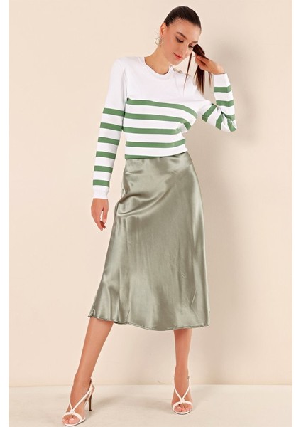 Mottisfashion 15806 Saten Etek - Çağla indirimleri