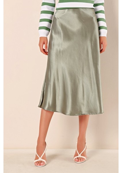 Mottisfashion 15806 Saten Etek - Çağla