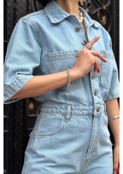 Mottisfashion Mavi Kot Tulum modelleri