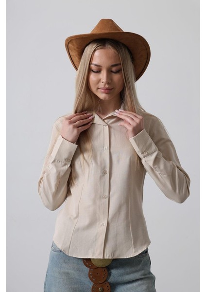 Mottisfashion Basic Gömlek - Taş fırsatları