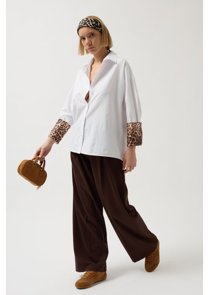 Mottisfashion Manşet Detay Gömlek