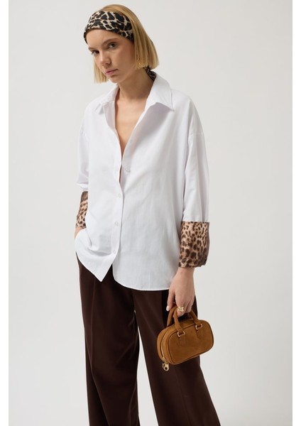 Mottisfashion Manşet Detay Gömlek
