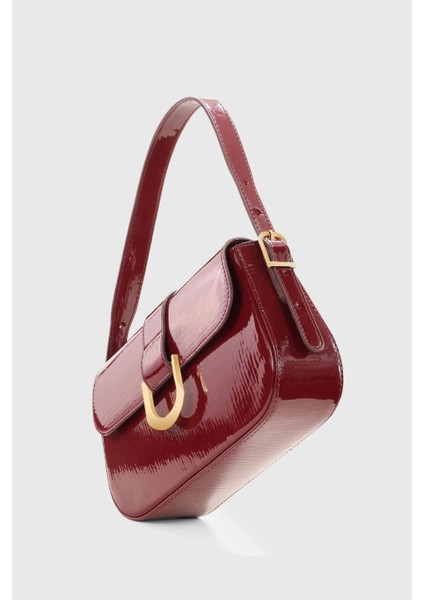 Bordo Kadın Ayarlanabilir Askılı Mıknatıs ve Fermuar Kapamalı El-Omuz Çantası 263 indirimleri