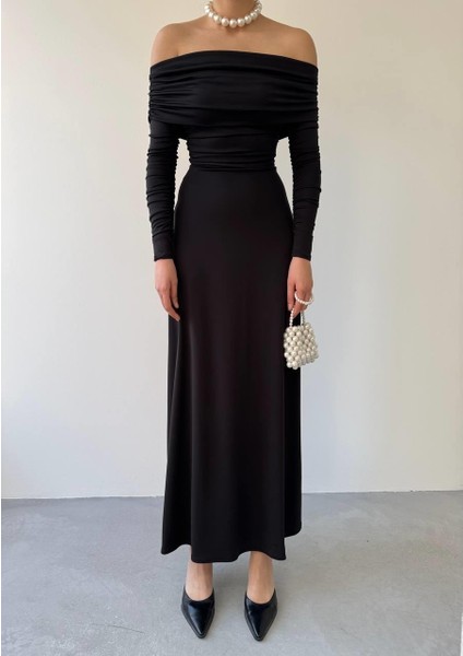 Mottisfashion Uras Straplez Elbise