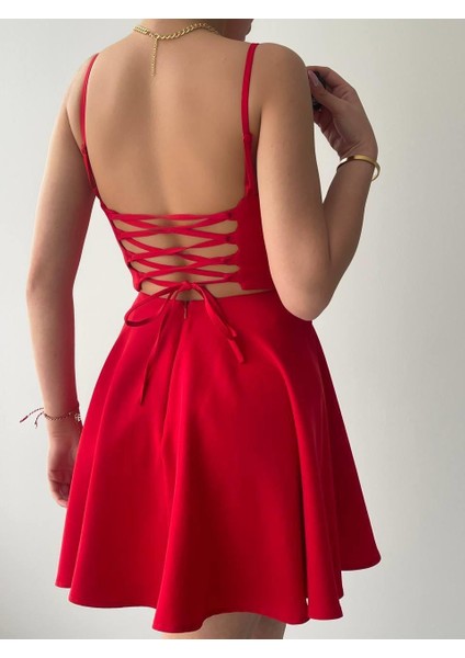 Mottisfashion Pole Ip Askılı Elbise