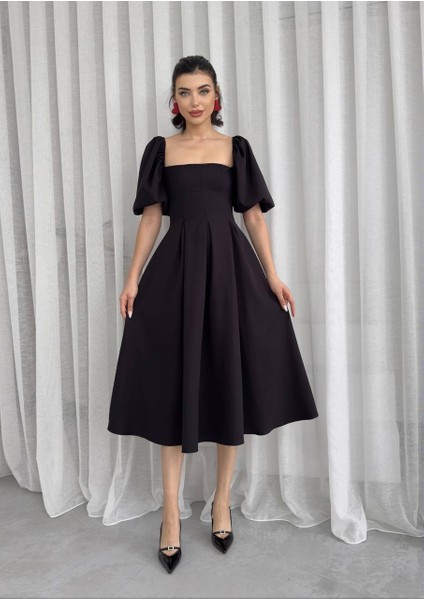 Mottisfashion Benjamin Çan Etekli Midi Boy Elbise fırsatları