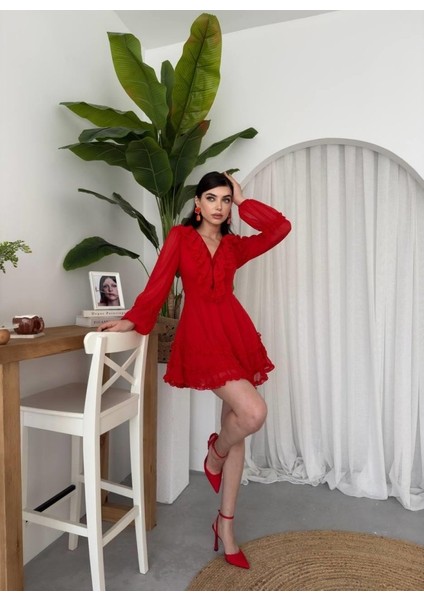 Mottisfashion Osıes Fırfırlı Elbise indirimleri