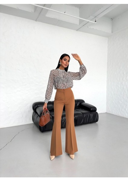 Mottisfashion Ispanyol Paça Pantolon