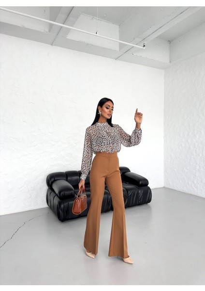 Mottisfashion Ispanyol Paça Pantolon