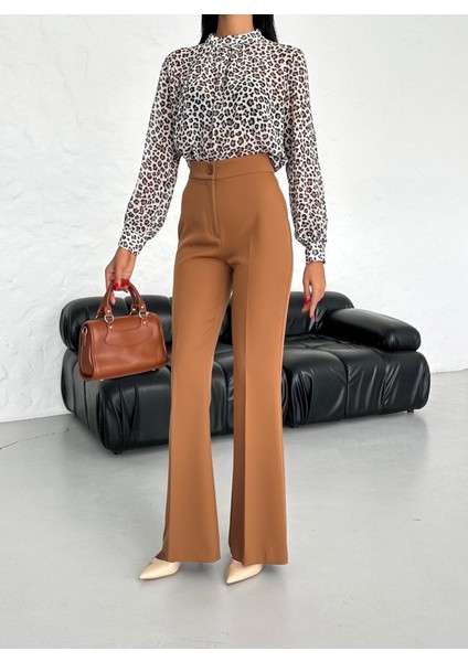 Mottisfashion Ispanyol Paça Pantolon