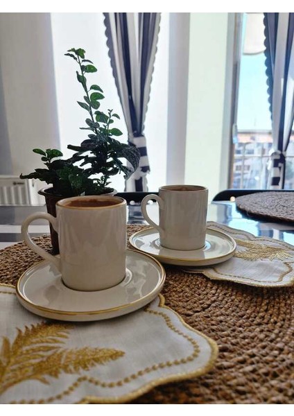 Derya 2 Kişilik Porselen Kahve Seti fiyatları