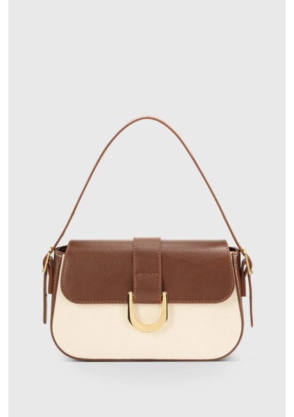 Soft Krem Kahverengi Kadın Ayarlanabilir Askılı Mıknatıs ve Fermuar Kapamalı El-Omuz Çantası 263 fiyatları