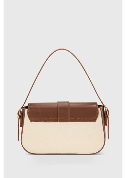 Soft Krem Kahverengi Kadın Ayarlanabilir Askılı Mıknatıs ve Fermuar Kapamalı El-Omuz Çantası 263 modelleri