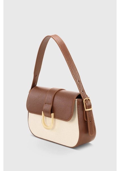 Soft Krem Kahverengi Kadın Ayarlanabilir Askılı Mıknatıs ve Fermuar Kapamalı El-Omuz Çantası 263 fırsatları