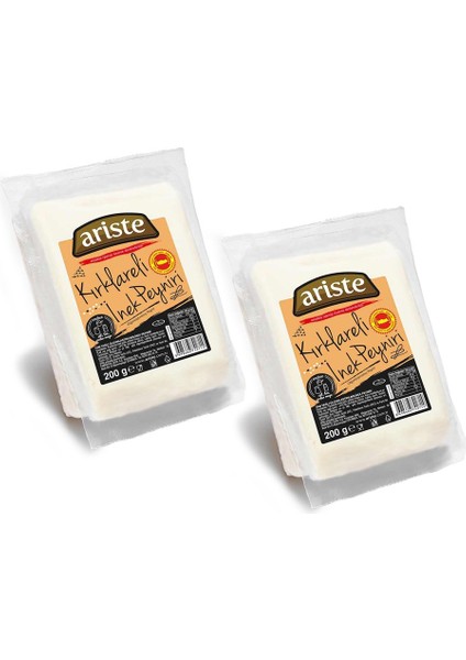 2'li Kırklareli Tam Yağlı İnek Beyaz Peyniri 400 gr (200 gr x 2)