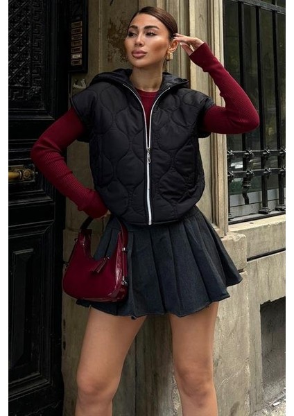 Mottisfashion Sveta Kapitone Şişme Yelek 5144-08 modelleri