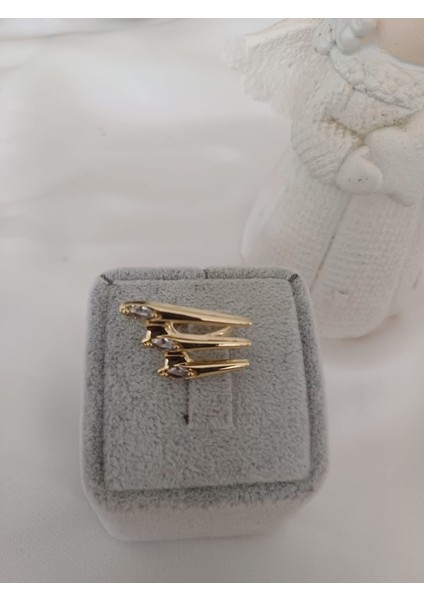 Kemik Model Gold Renk Earcuff