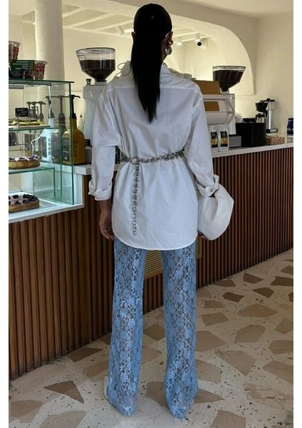 Mottisfashion Içi Astarlı Dantel Pantolon 0081 fırsatları