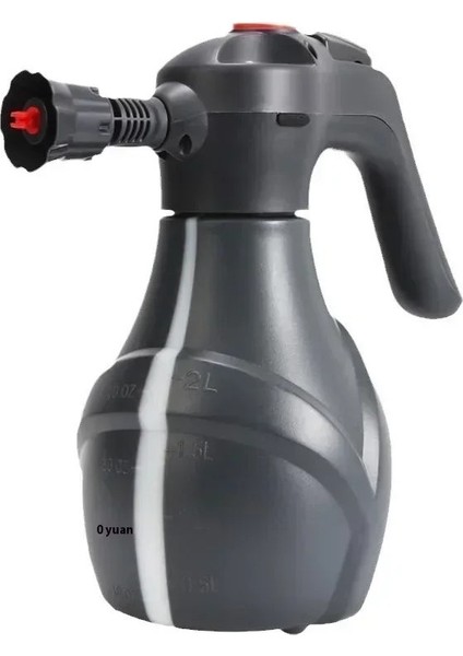 Elektrikli Köpük Püskürtücü Taşınabilir Şarjlı Araç Yıkama, Bahçe ve Balkon Temizlik Cihazı | Yüksek Basınçlı, Geniş Açılı Nozul, Köpükleme Özelliği, 2 Litre Kapasite, USB Şarjlı