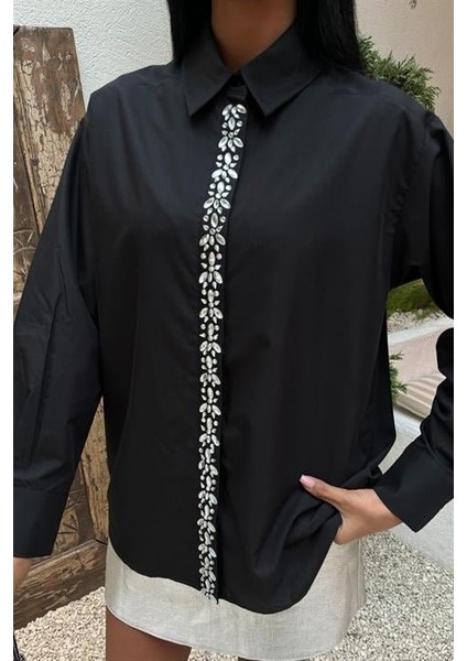 Mottisfashion Önü Şerit Taşlı Gömlek 3448 modelleri