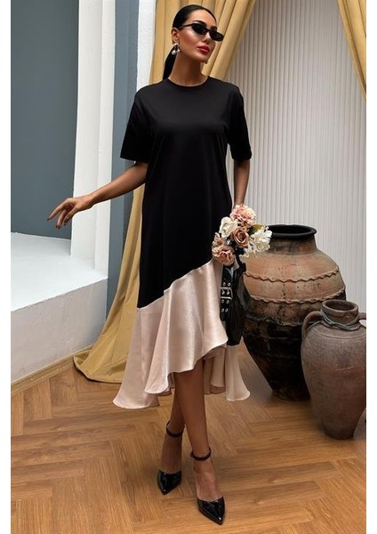 Mottisfashion Volanlı Süprem Elbise 2864 fiyatları