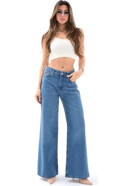 Mottisfashion 7418 Kot Pantolon-Mavi