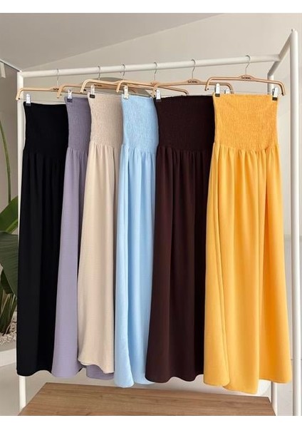 Mottisfashion Göğsü Gipeli Straplez Elbise 2878