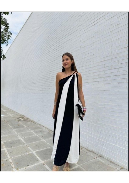 Mottisfashion Çift Renkli Elbise fiyatları