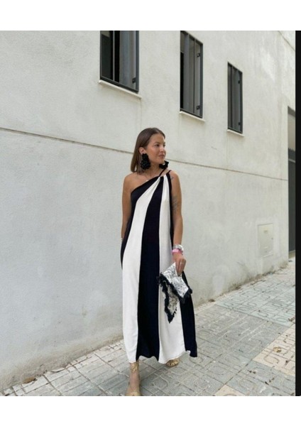 Mottisfashion Çift Renkli Elbise fırsatları