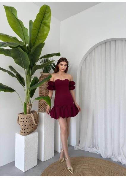 Mottisfashion Peyda Straplez Elbise modelleri