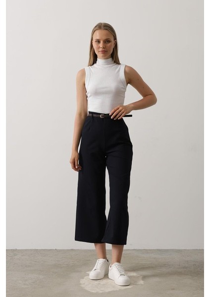 Mottisfashion Kemer Pens Detaylı Pantolon - Lacivert fiyatları