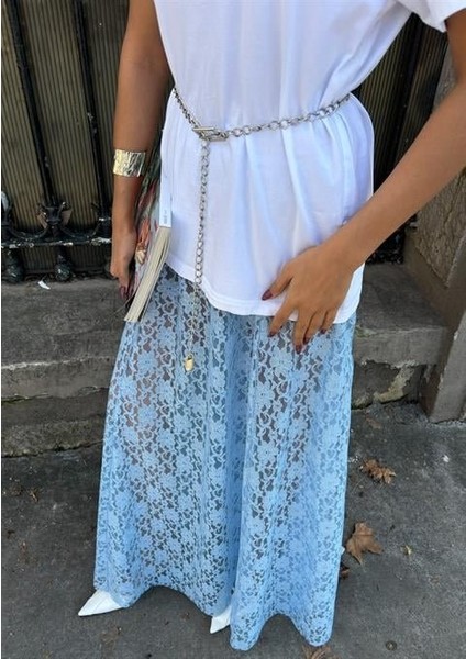 Mottisfashion Maxi Dantel Etek 4047