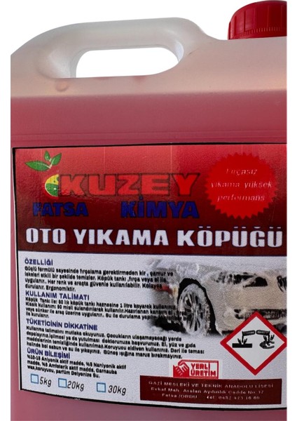 Fırçasız Oto Yıkama Köpüğü- 5 kg fırsatları