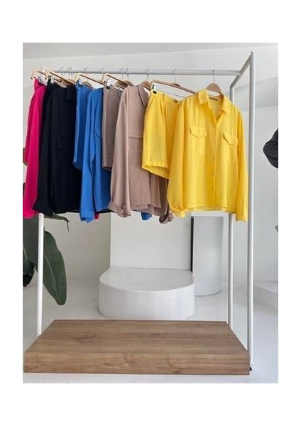Mottisfashion Gömlek ve Şort Flamlı Keten Takım 10130