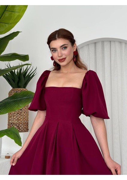 Mottisfashion Jama Midi Boy Elbise indirimleri